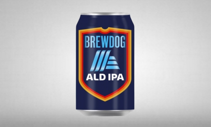 Brewdog Ald IPA bier in blikje